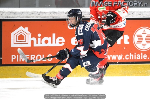 2019-11-16 Valpellice Bulldogs-Hockey Milano Bears 2782 Matteo Colombo